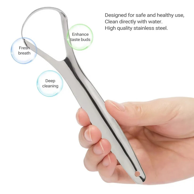Stainless steel Tongue Scrapper