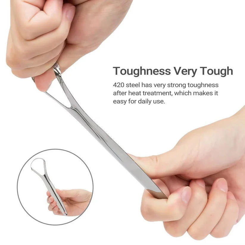 Stainless steel Tongue Scrapper